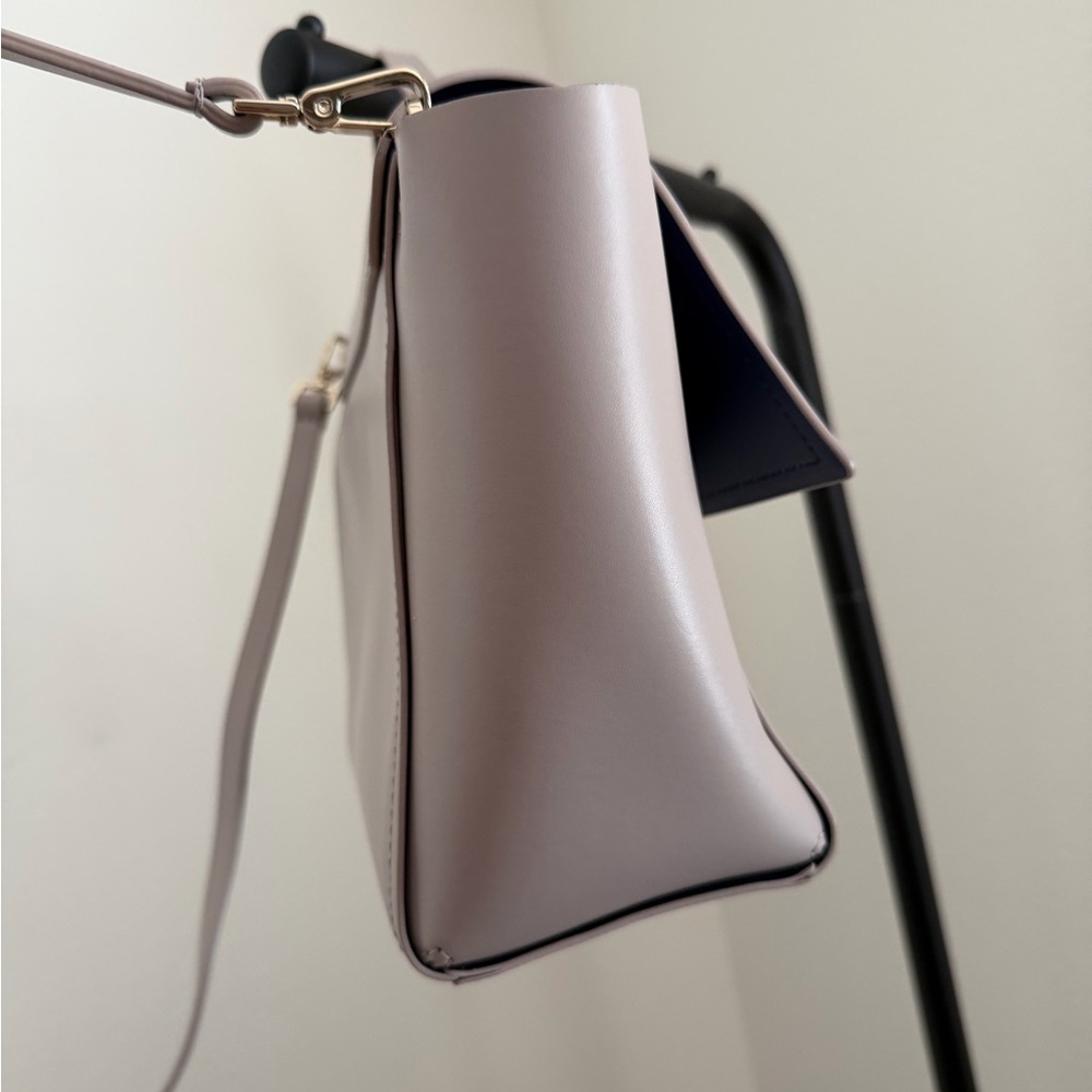 Kate Spade Arbour Hill Lilah Satchel Crossbody Beige Neutral Leather - Picture 6 of 9